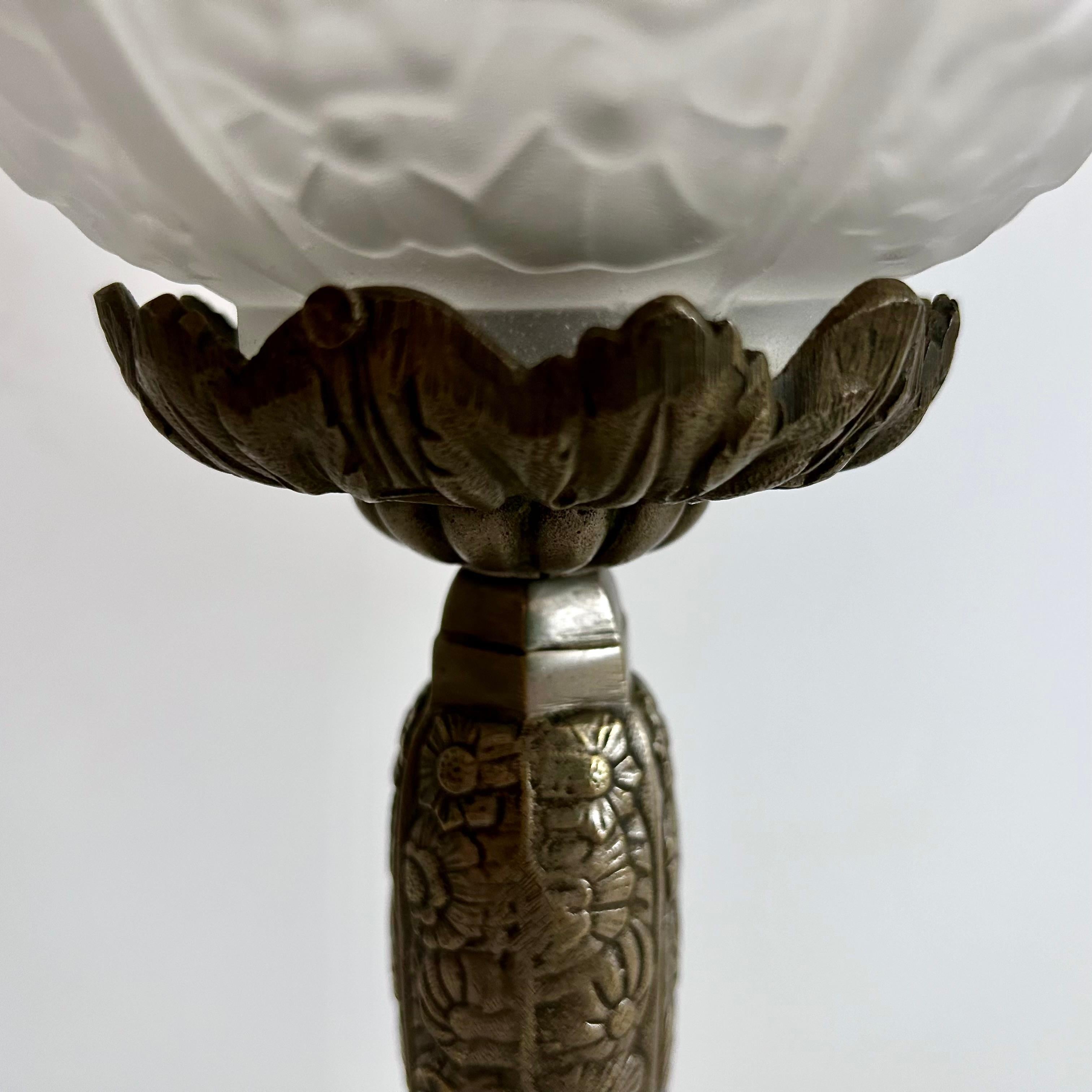 Circa 1920s Art Deco Table Lamp For Sale 2