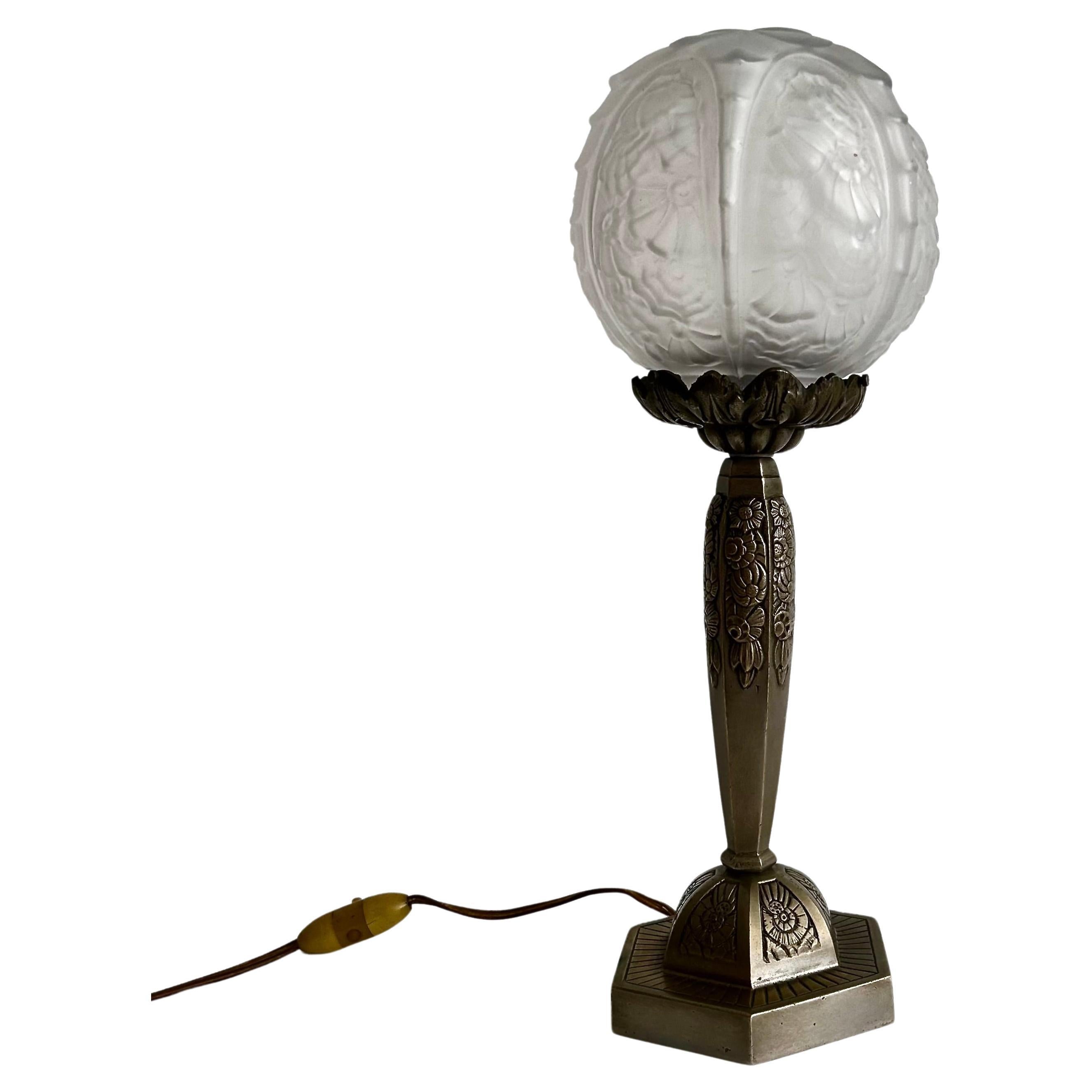 Circa 1920s Art Deco Table Lamp