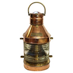 Lanterne de tête de mât de navire anglaise des années CIRCA