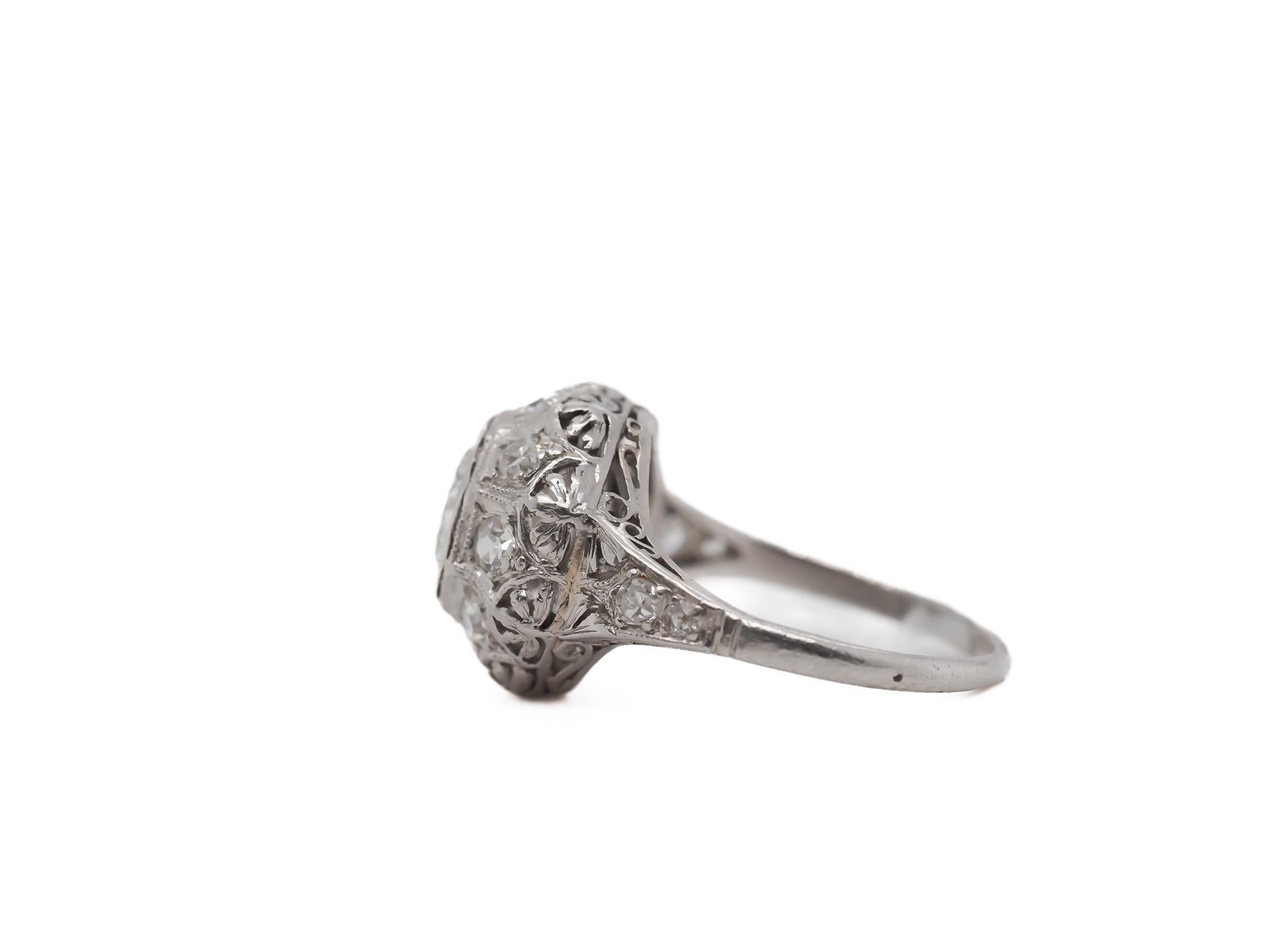 CIRCA 1920er Jahre Platin 1,00ct alten europäischen Brillant Diamant Verlobungsring - VEG#33c

Artikel-Details:
Jahr: 1920er Jahre
Ringgröße: 5.25
Metall-Typ: Platin [gepunzt und geprüft]
Gewicht: 4,5 Gramm

Zentrum Diamant Details:
Gewicht: 1.00ct
