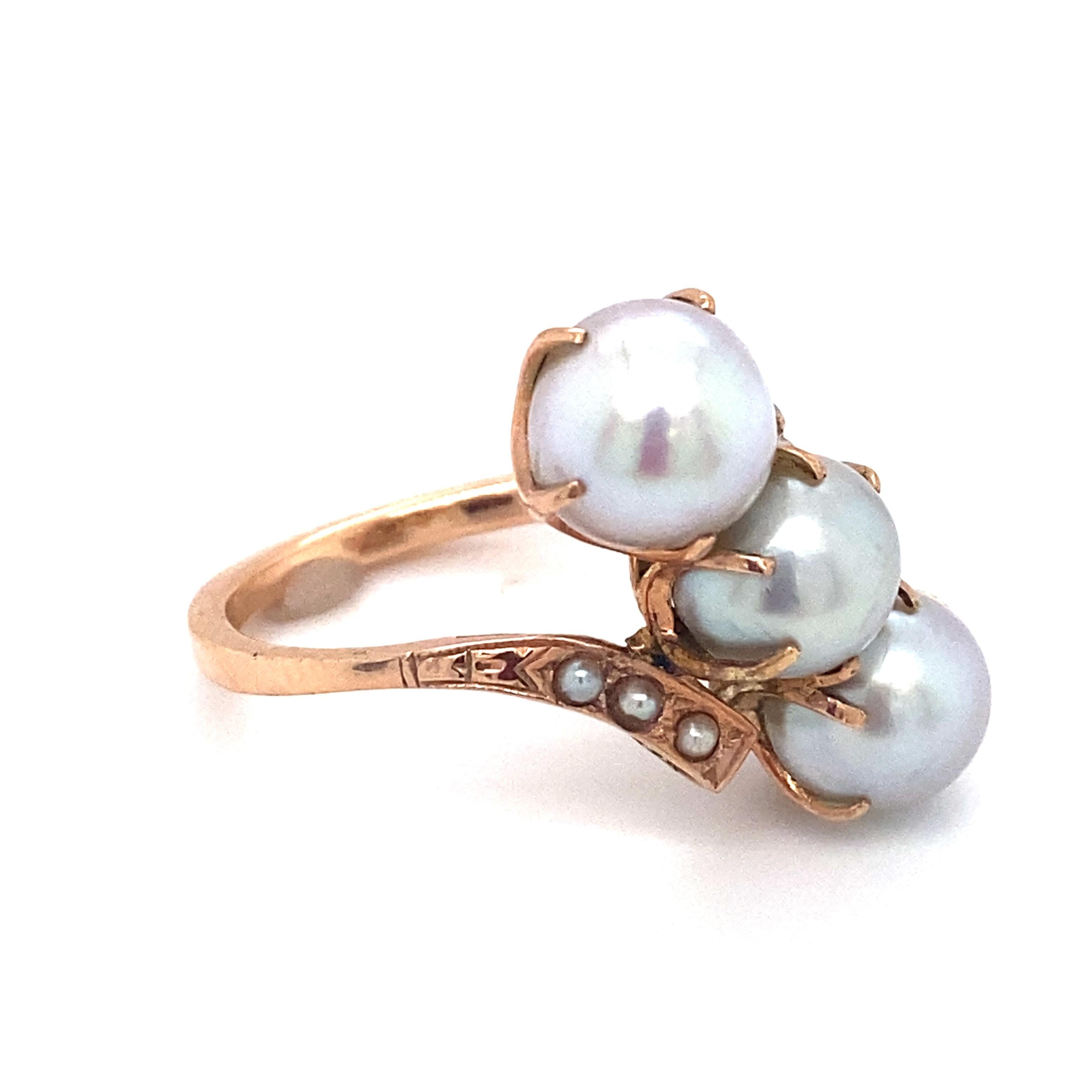 pearl engagment ring