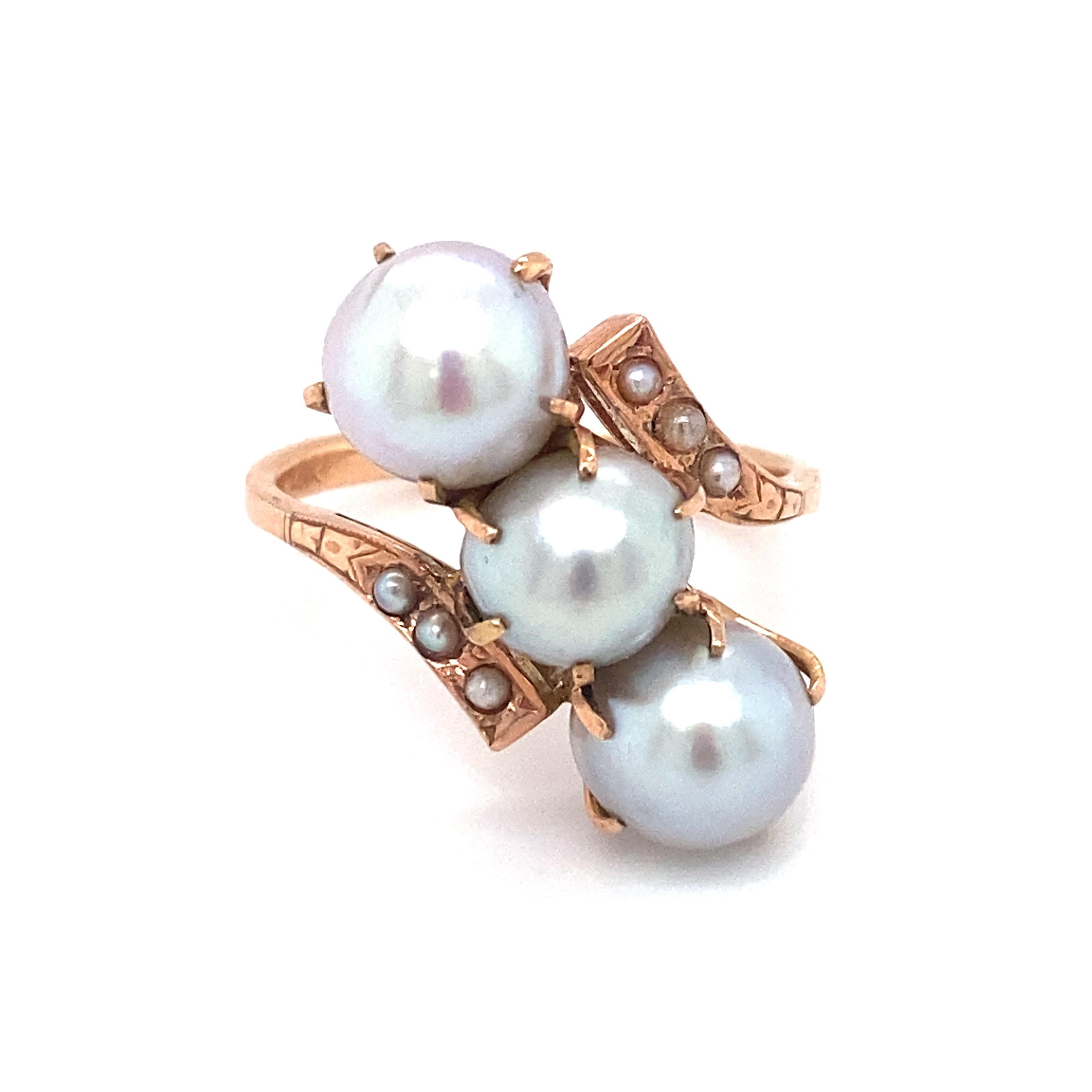 pearl engagment rings