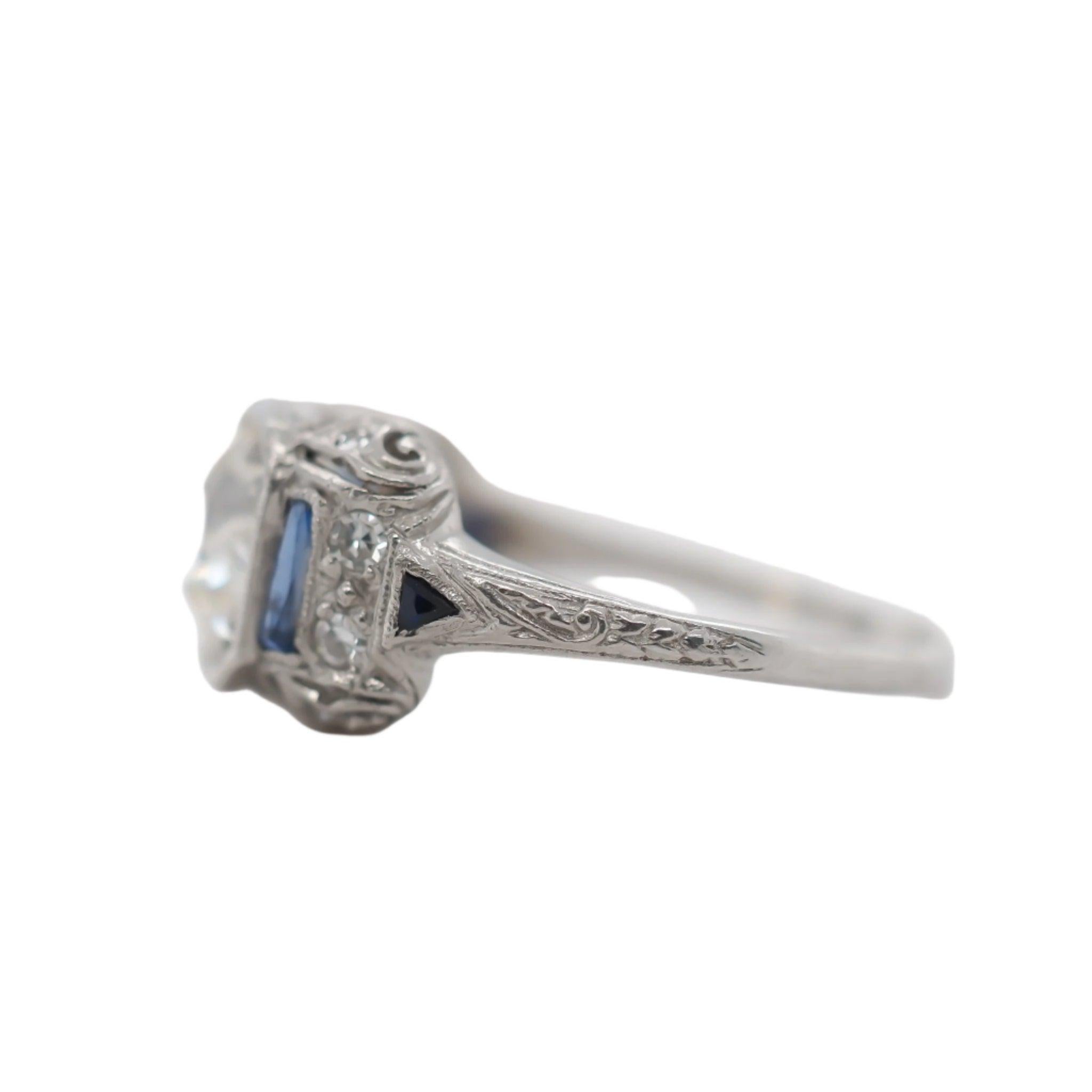 Art Deco Circa 1920s Tok Et Moi 2.65cttw Old European Brilliant Diamond Engagement Ring