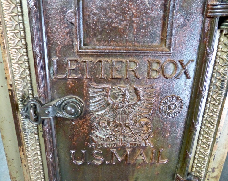 U.S. Post Office Letterbox and Chute by Cutler Mfg, circa 1920s at 1stDibs cutler mail chute