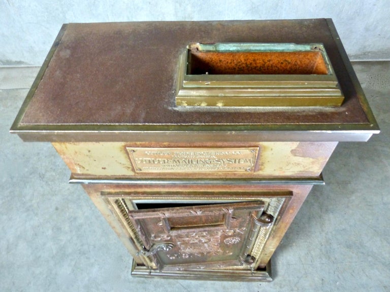 U.S. Post Office Letterbox and Chute by Cutler Mfg, circa 1920s at 1stDibs cutler mail chute