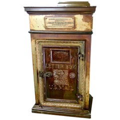 Used U.S. Post Office Letterbox and Chute by Cutler Mfg, circa 1920s