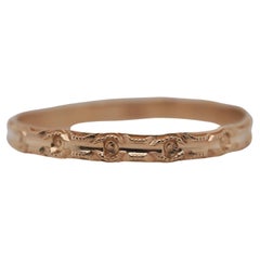 Circa 1920s Yellow Gold Wedding Band