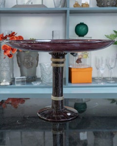 Circa 1925  Charles Schneider Glass stemmed cup