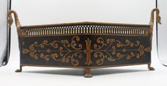 Circa 1930-50 French Tole Jardiniere in Empire Taste