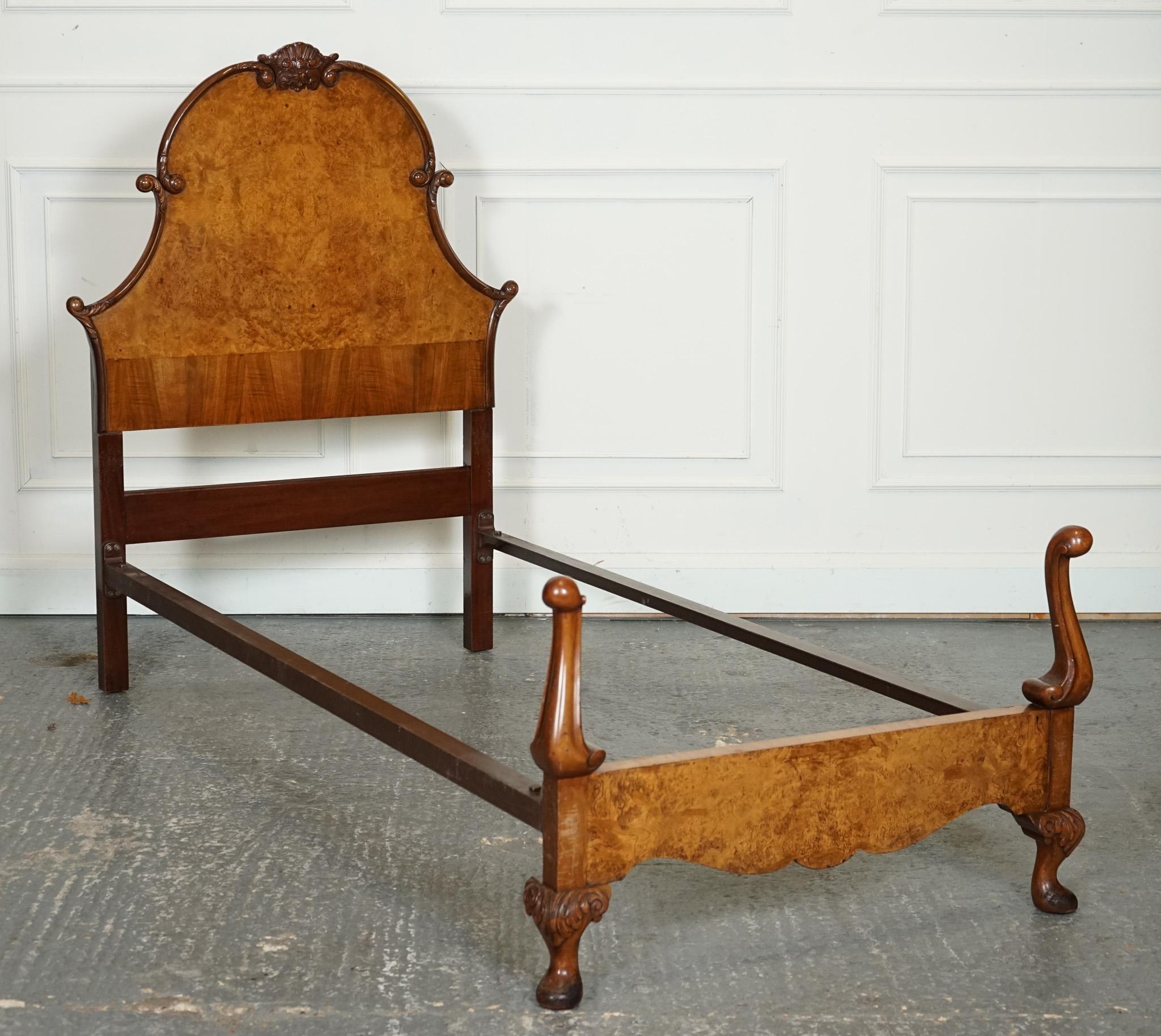 Antiques of London



We are delighted to offer for sale this Lovely Circa 1930s Art Deco Burr Walnut Single Bed Made By Vono.

It is a very well-made and solid bed. We have a matching single bed under our other listings. 

Vono is a renowned