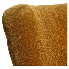 Circa 1930 Boucle Wood Mid-Century Modern Upholstered Chair