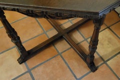 Antique Dining Table by Dutch Woodcraft, 1917