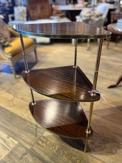 Circa 1930 French Art Deco Corner Wall Shelf