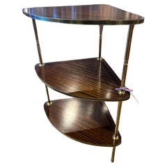 Circa 1930 French Art Deco Corner Wall Shelf