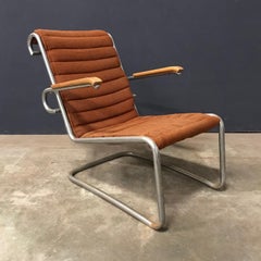 Fauteuil d'origine Gebr. de Wit avec premier tissu, vers 1930