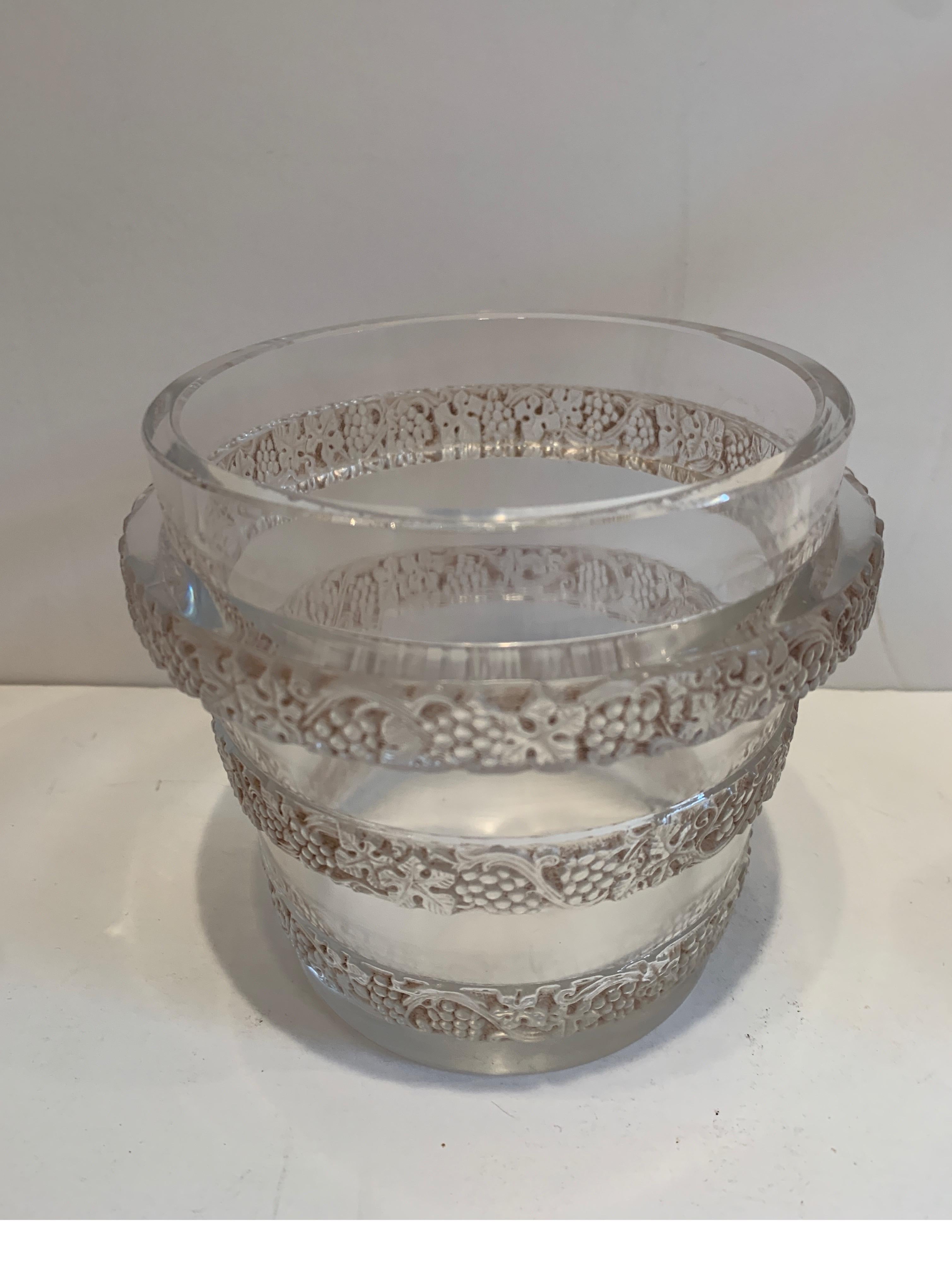 lalique ice bucket