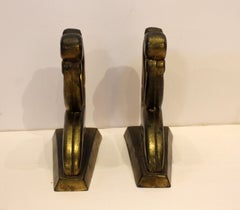 Circa 1930 Pair of Art Deco Kneeling Woman Bookends