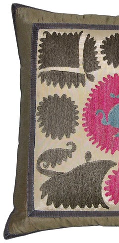 Circa 1930 Suzani Pillow