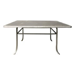 Very Rare Gispen 412 Grey Square Coffee Table, Museum Piece, circa 1930