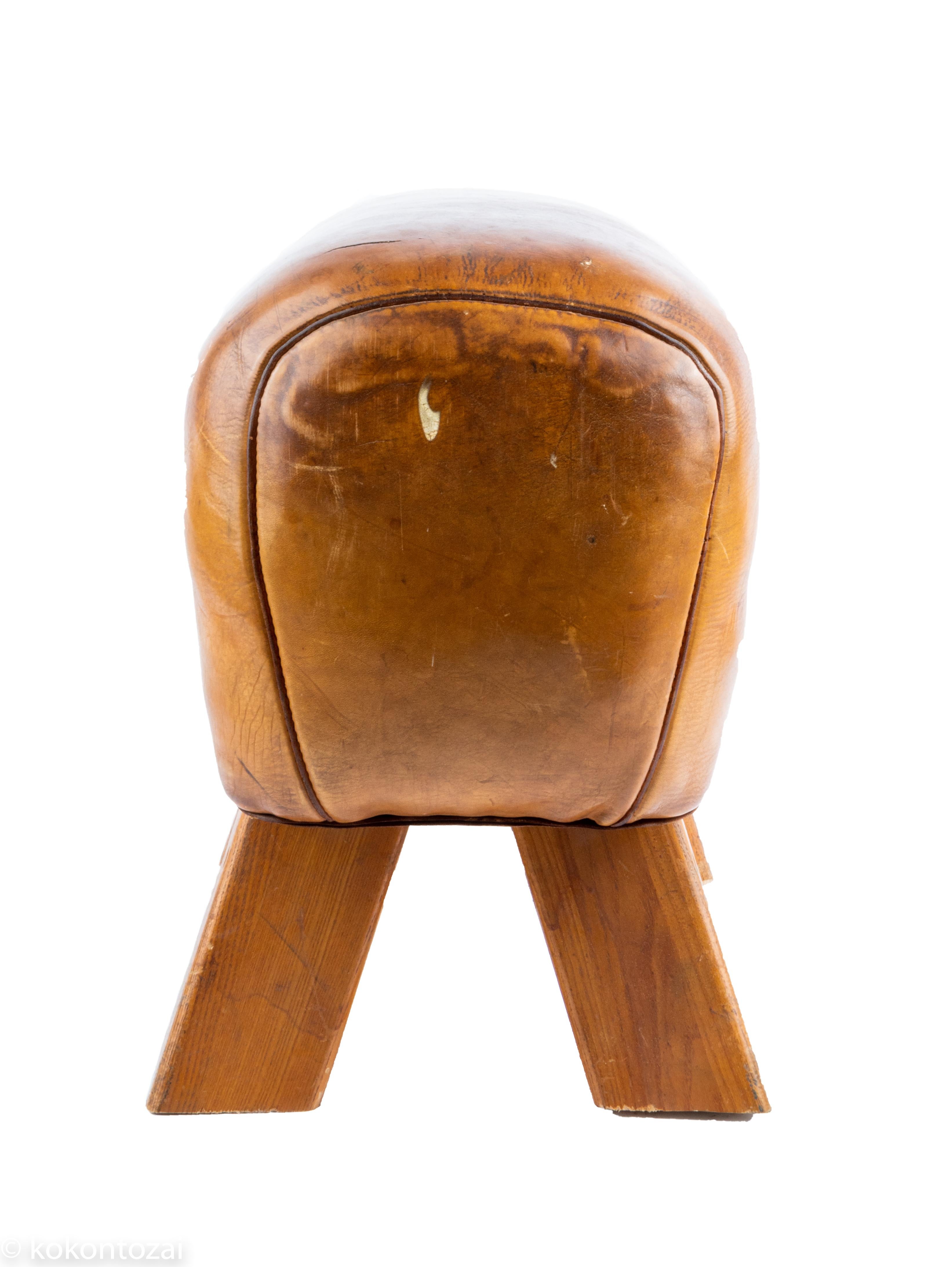 These Pommel Horses were used in schools as gymnastic accessories, originally they were tall and its has converted as sitting benches.