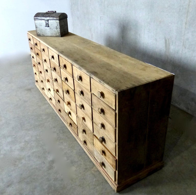 Wooden Apothecary Hardware circa 1930 at 1stDibs