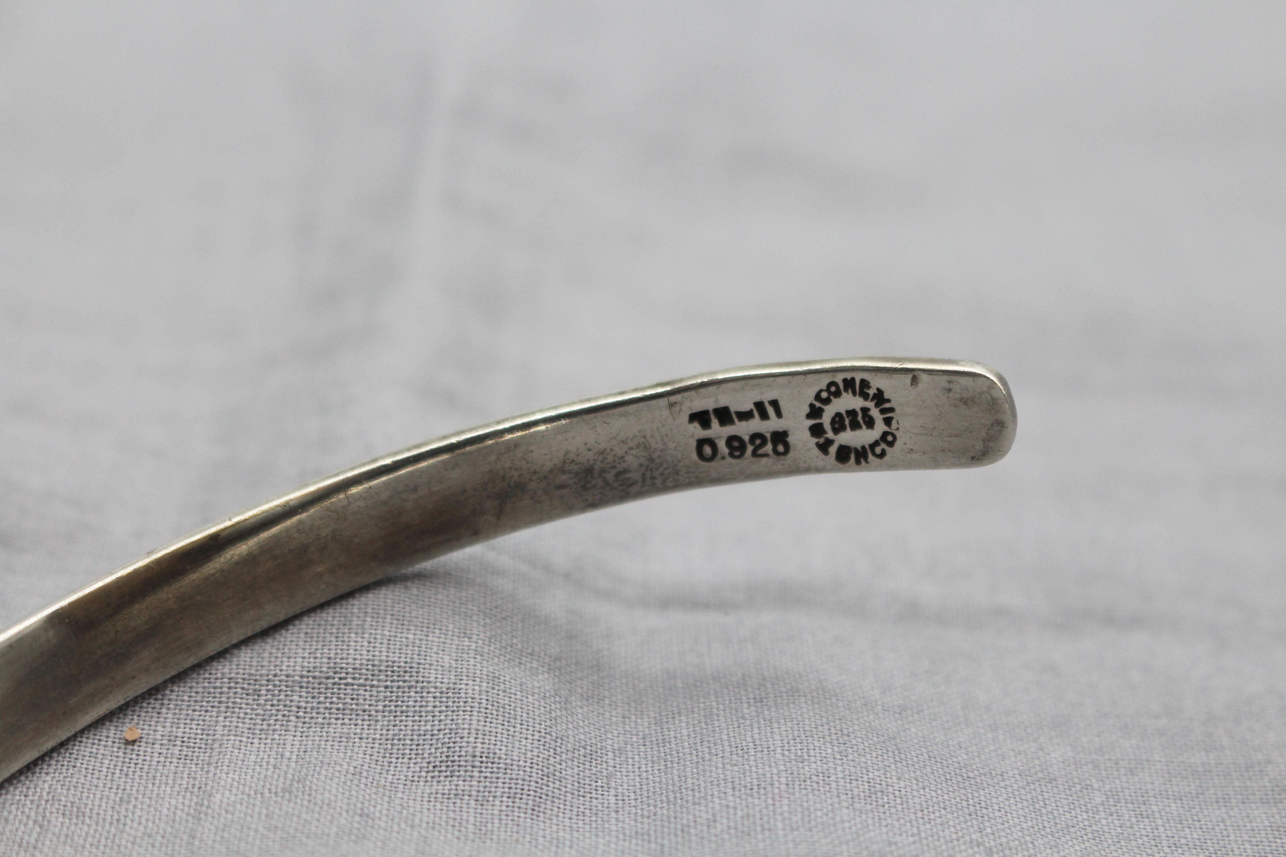 Collana in argento e onice messicana Art Deco-Art Modern degli anni 1930-50 circa in vendita 1