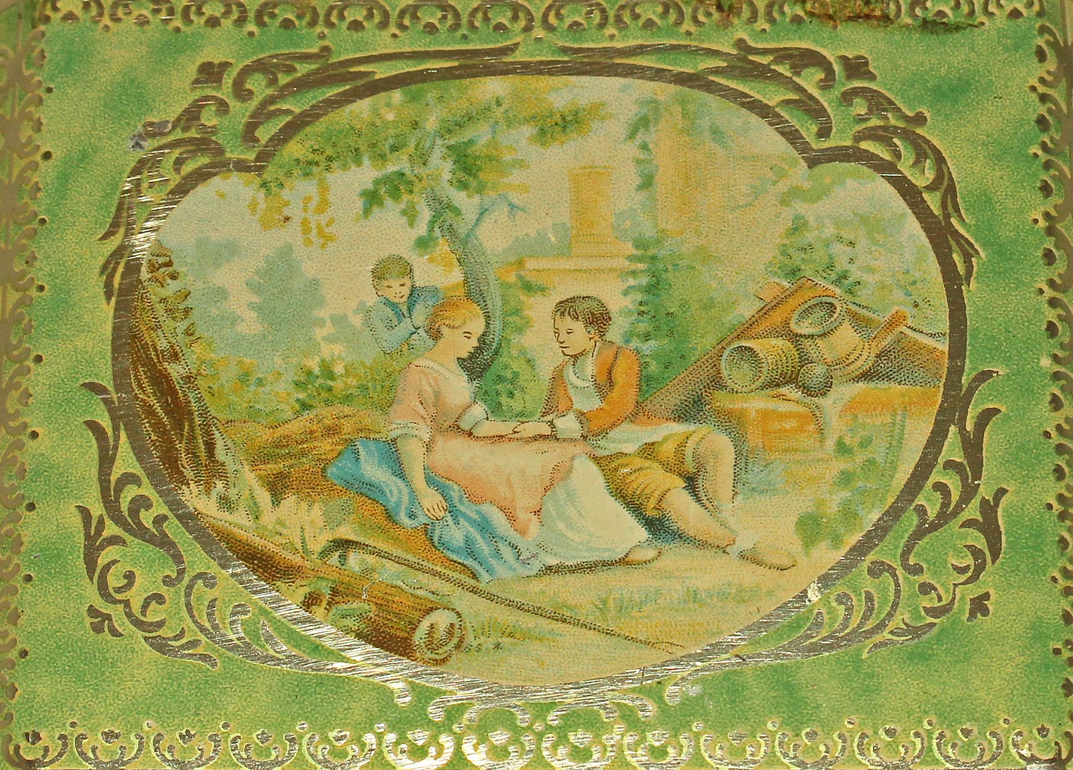 English Circa 1930s Huntley & Palmers Biscuit Tin