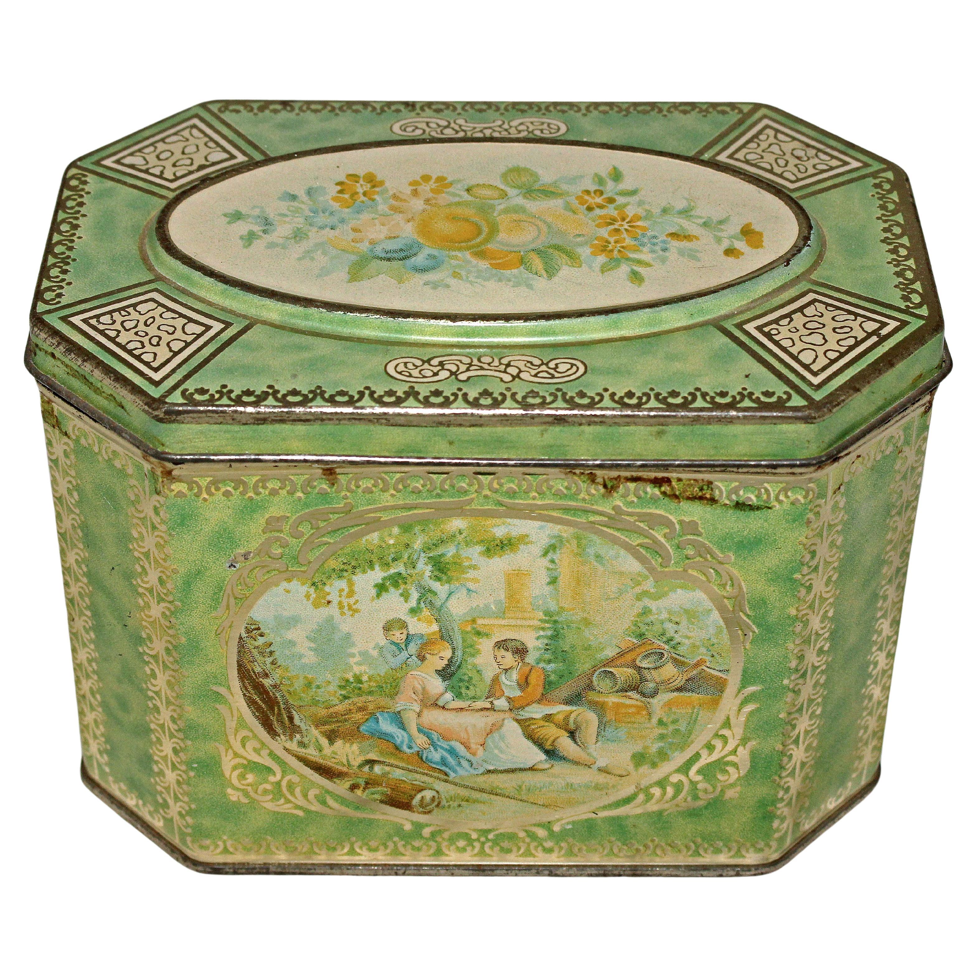 Circa 1930s Huntley & Palmers Biscuit Tin