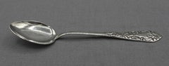 Circa 1930s Set of 12 Peruvian Sterling Silver Demitasse Spoons