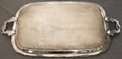 Circa 1930s Silver Plated Tea Tray by International