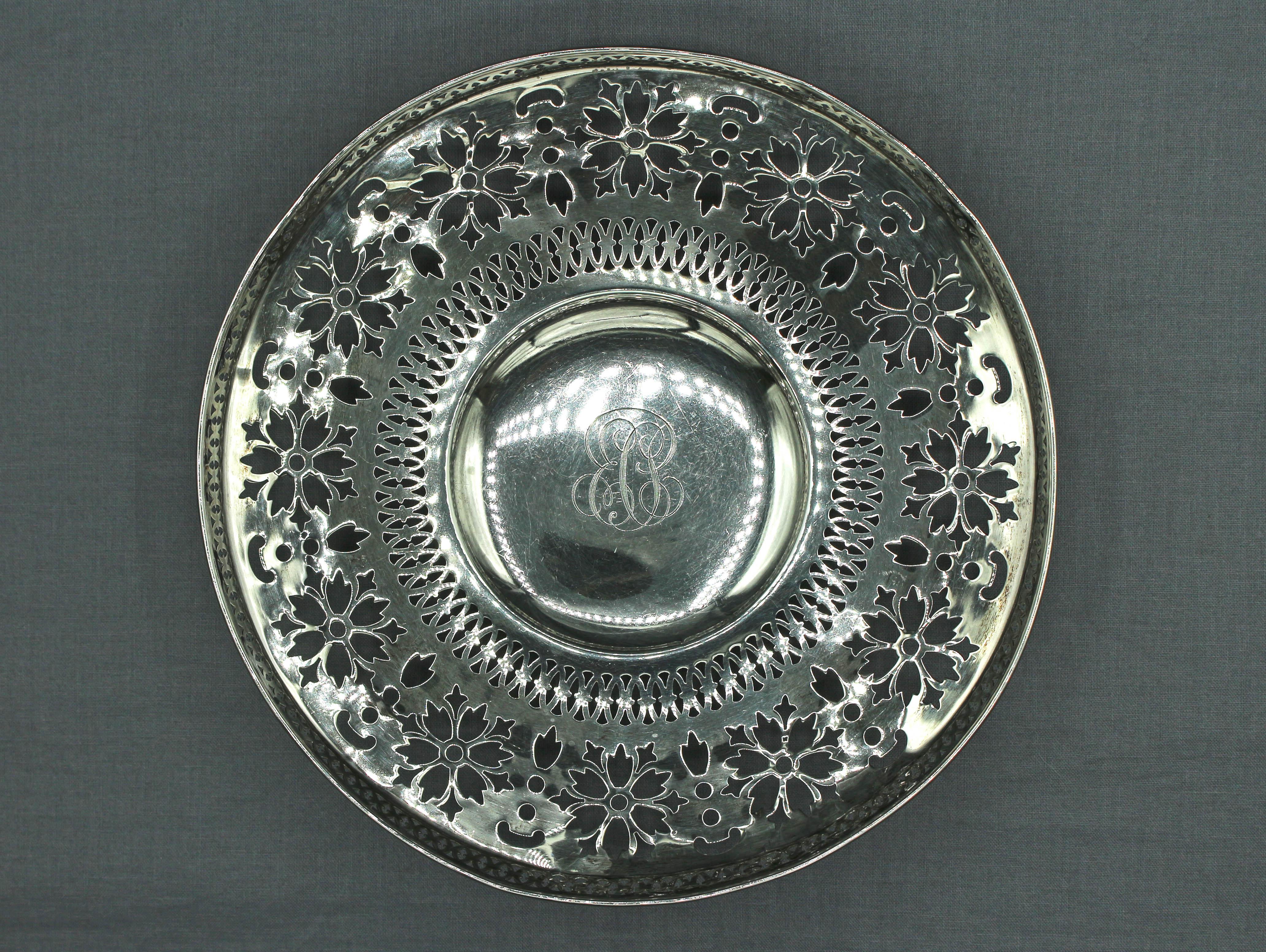Sterling Silver Gorham Calling Card Tray, circa 1930s In Good Condition In Chapel Hill, NC