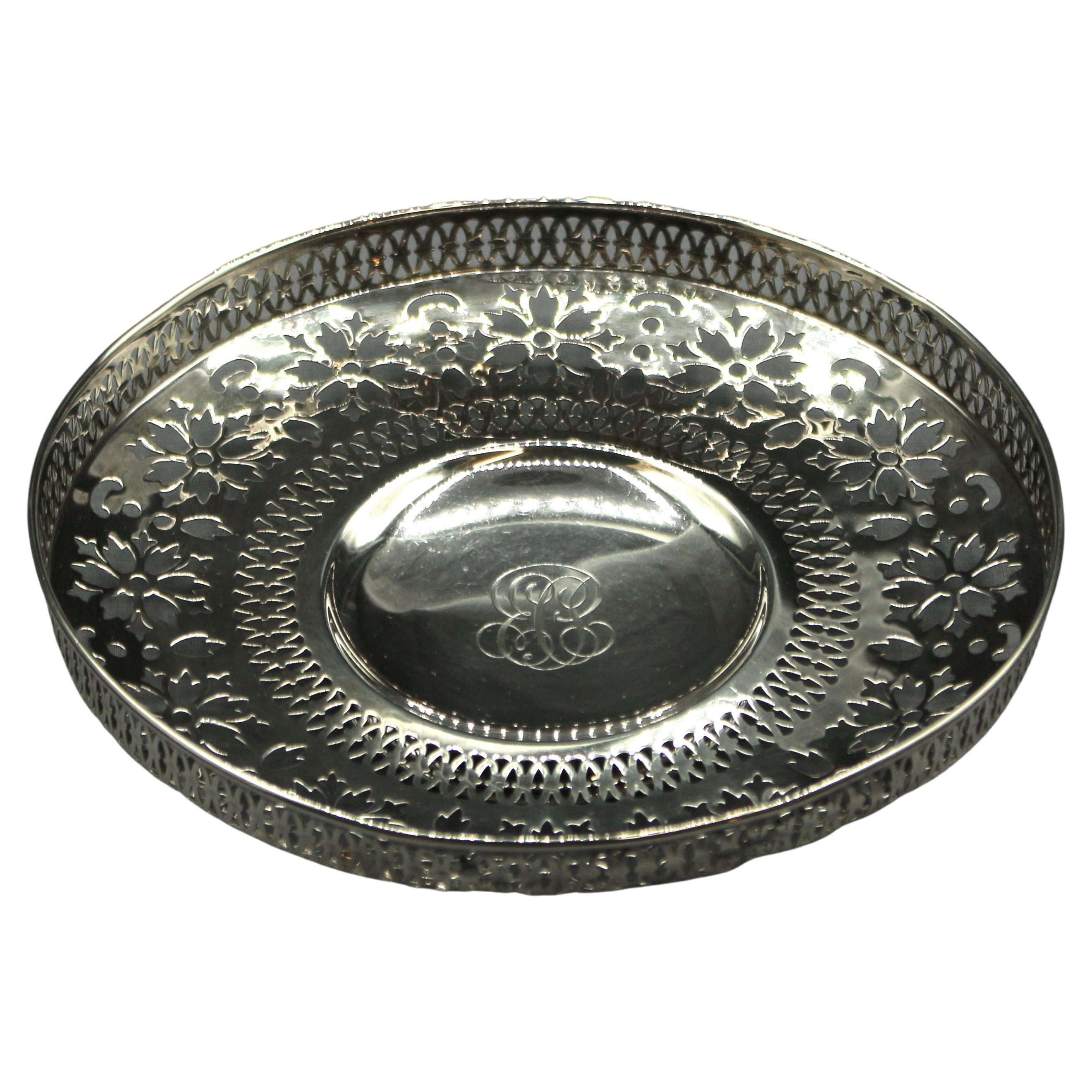 Sterling Silver Gorham Calling Card Tray, circa 1930s