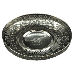 Vintage Sterling Silver Gorham Calling Card Tray, circa 1930s