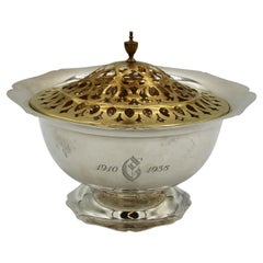 Circa 1935, Alvin Art Deco Lobed Sterling Bowl