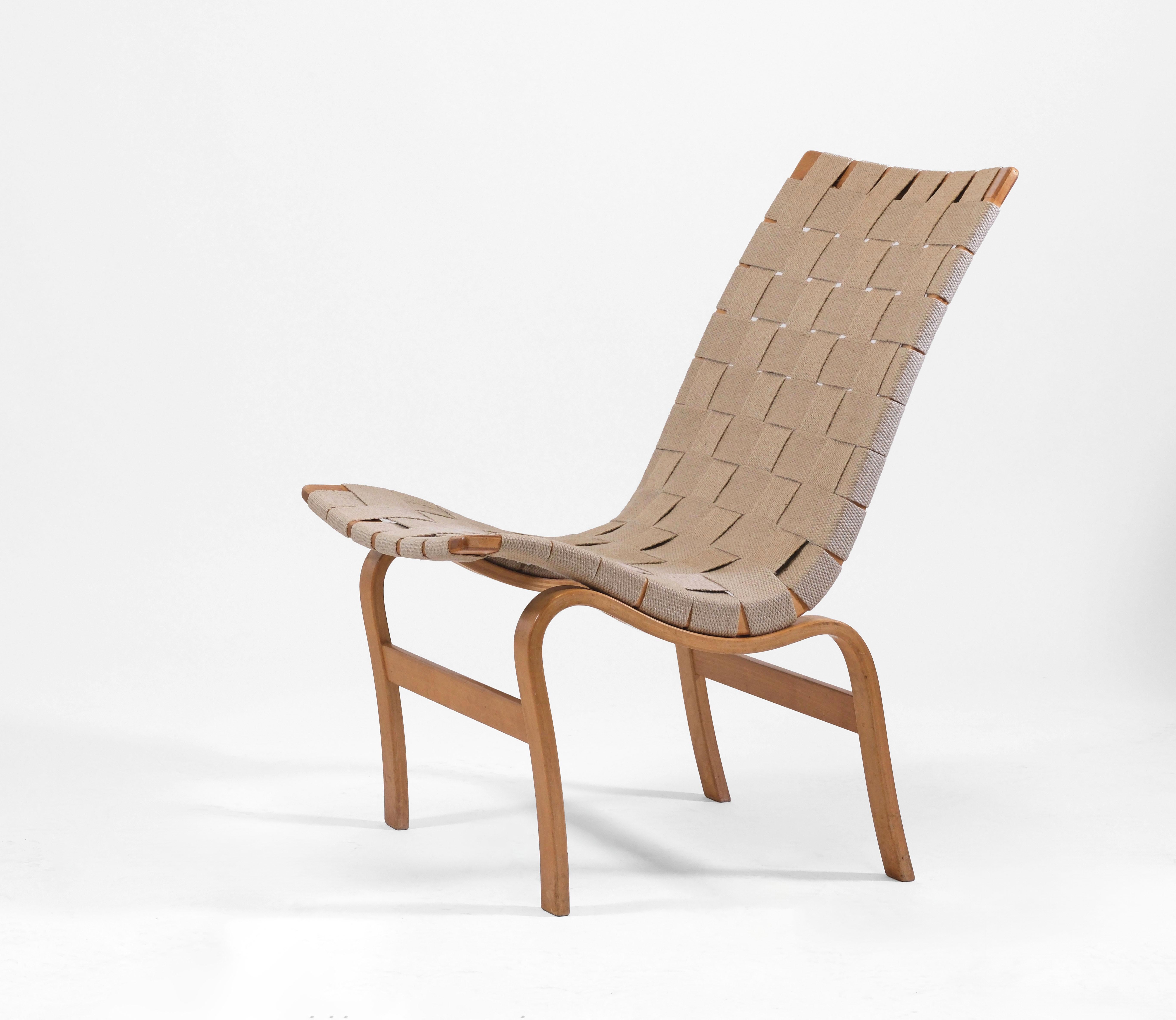 Circa 1940 Eva Easy Chair By Bruno Mathsson For Karl Mathsson en vente 5