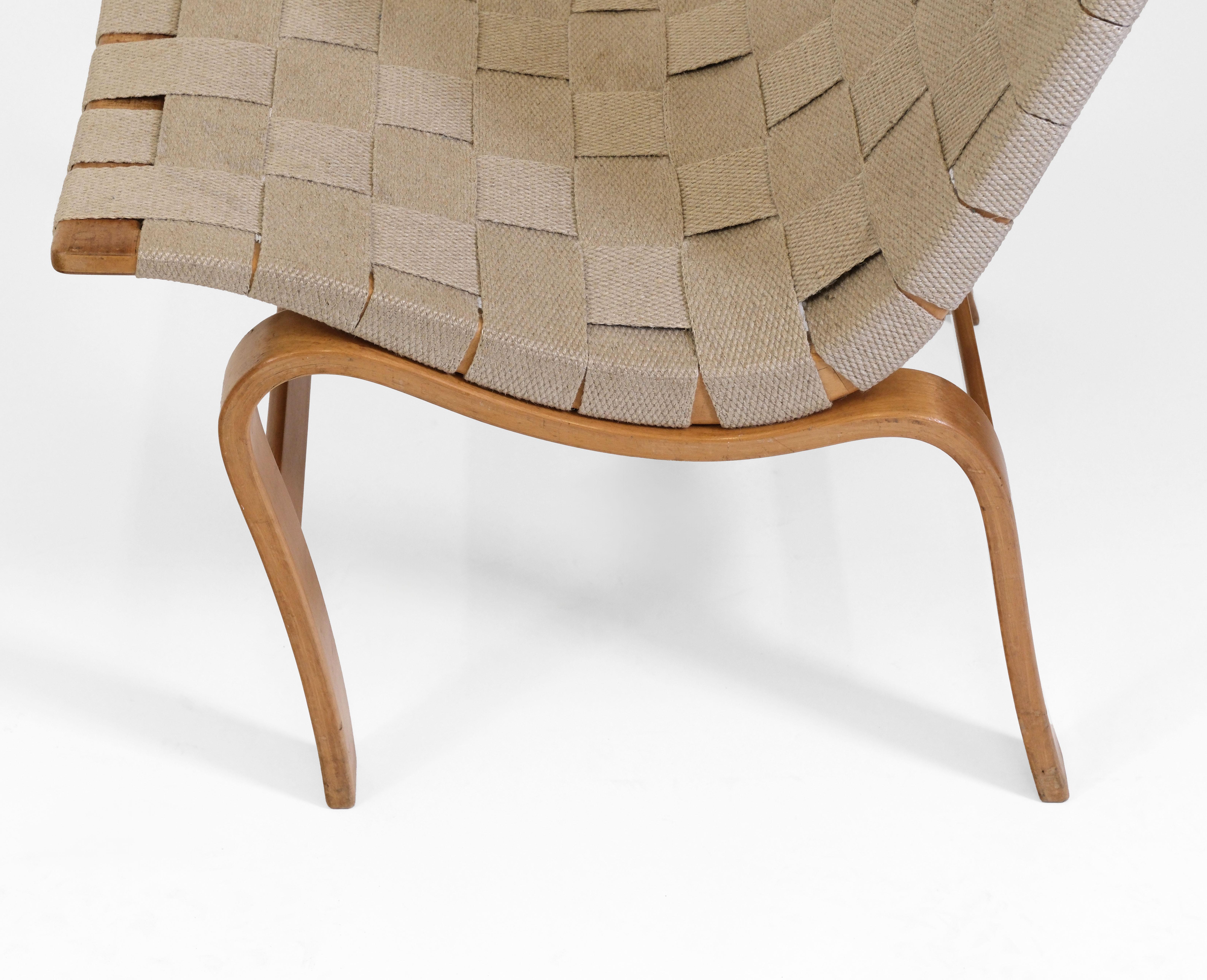 Circa 1940 Eva Easy Chair By Bruno Mathsson For Karl Mathsson en vente 1