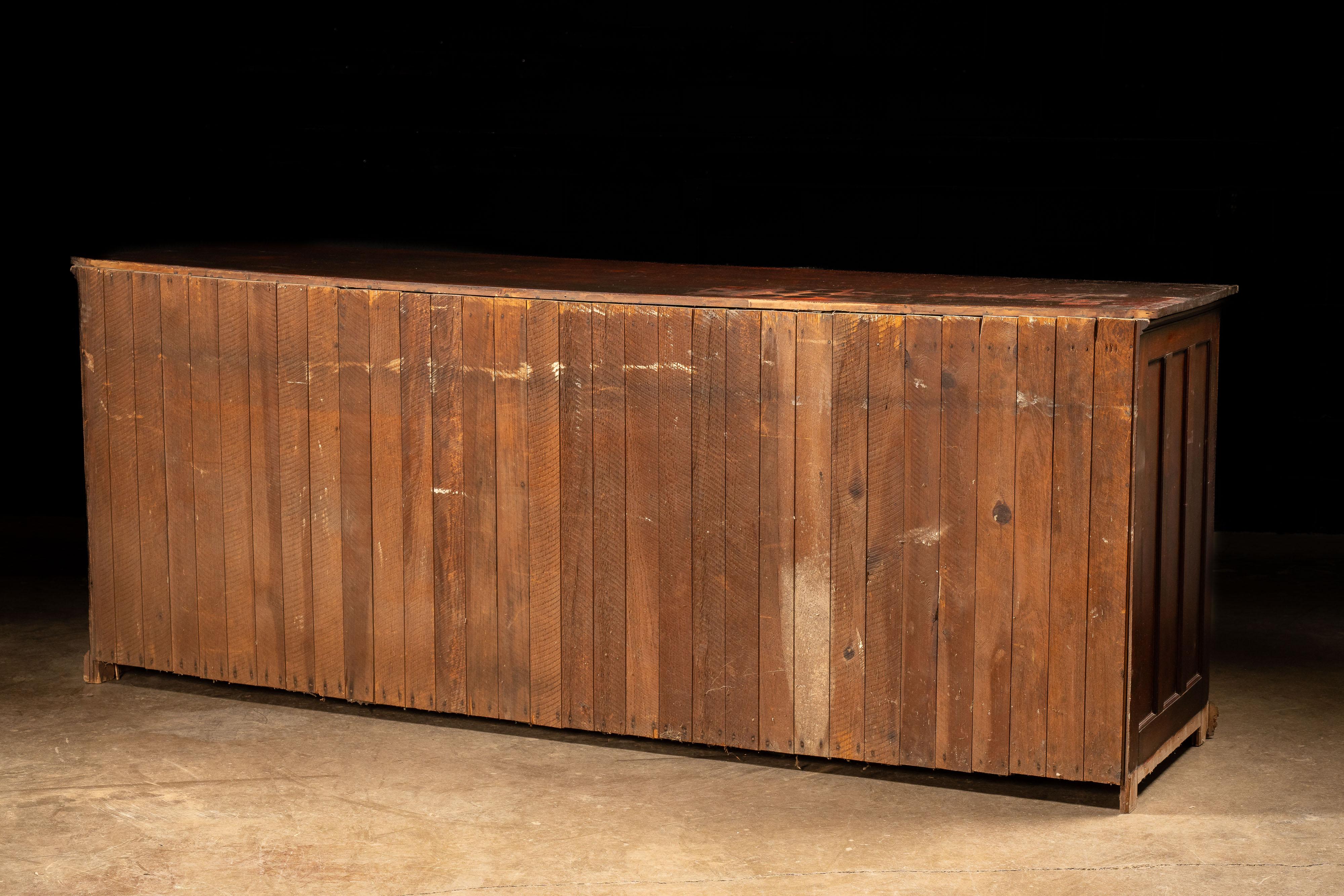 circa 1940 Industrial Flat File Cabinet For Sale 11