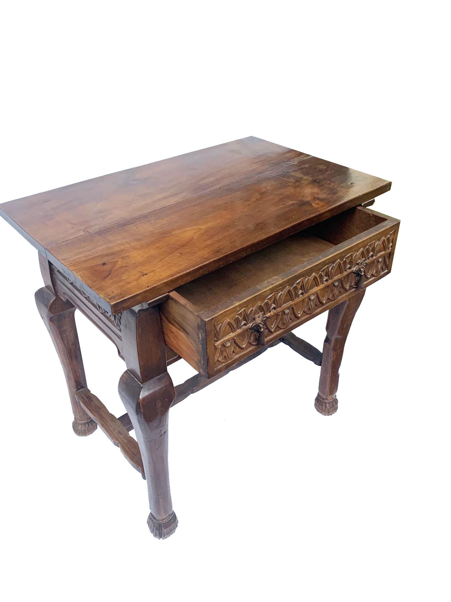 Mid-20th Century Circa 1940 Spanish Colonial Revival Sideboard Table Console For Sale