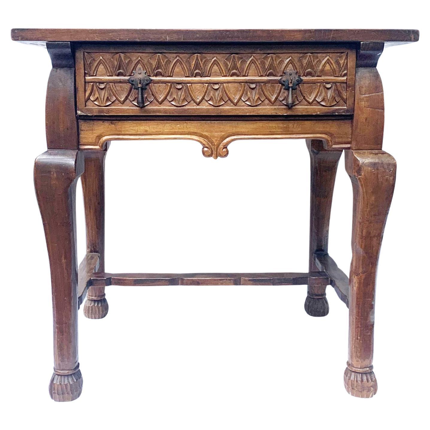 Circa 1940 Spanish Colonial Revival Sideboard Table Console