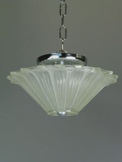 Art Deco Star Flush Mount, circa 1940s