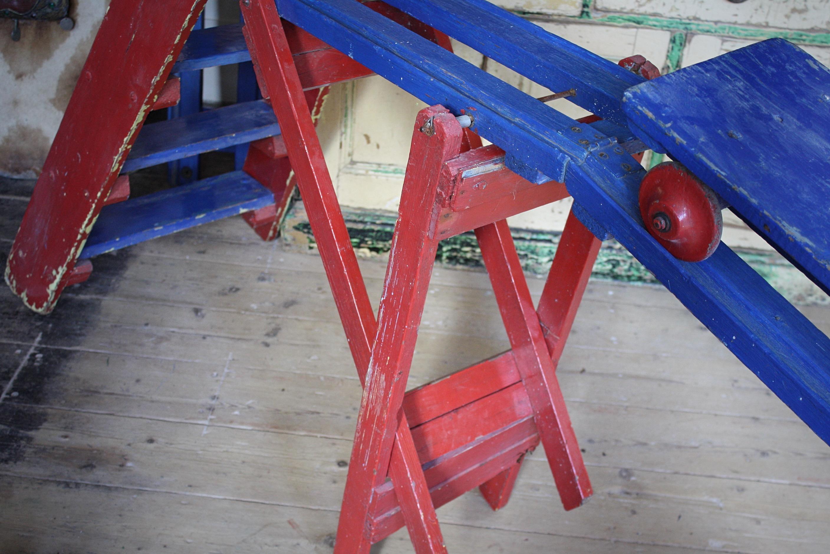 Circa 1940s English Showman's Mini Rollercoaster Travelling Fairground Circus For Sale 3