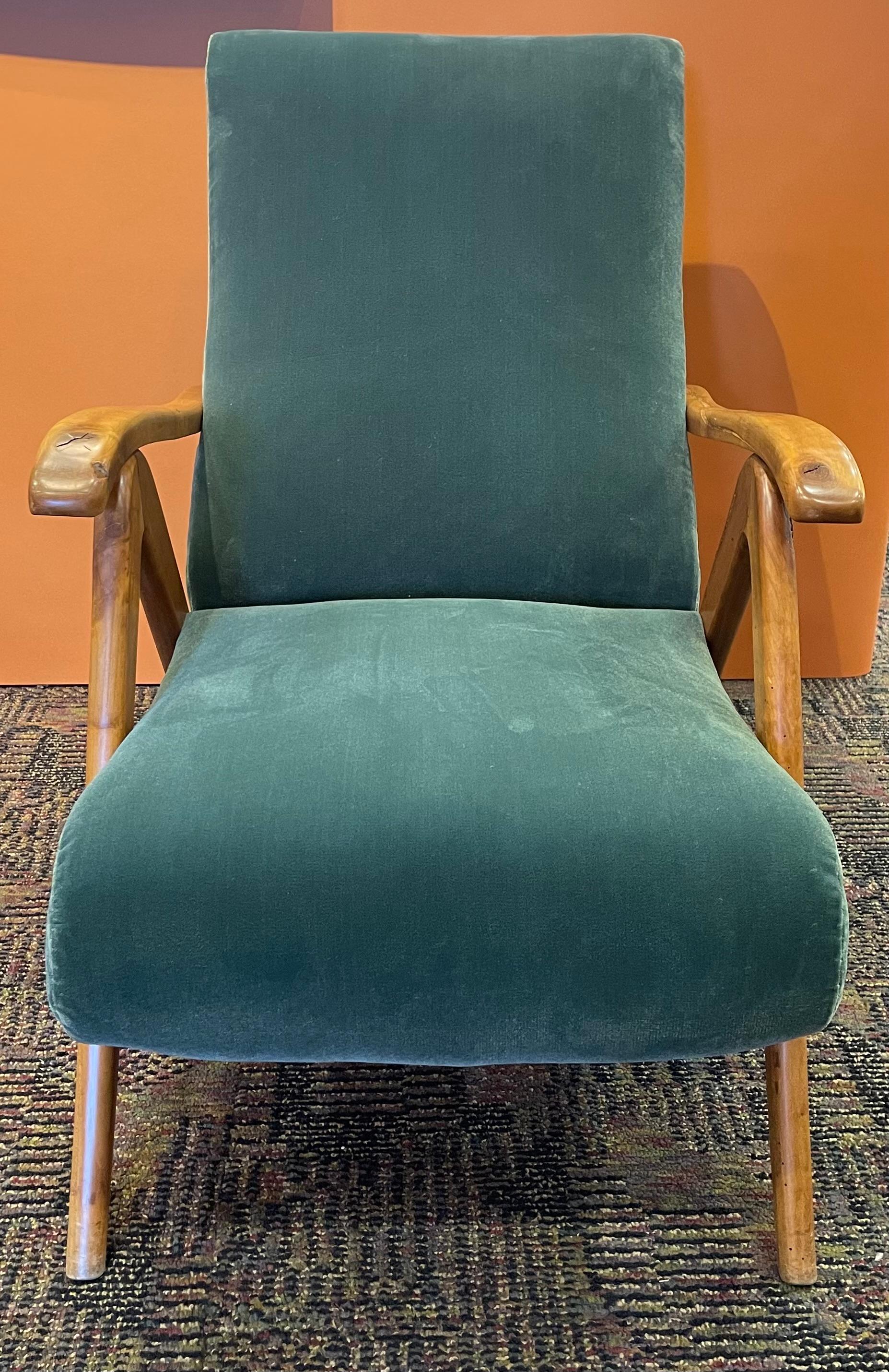 Circa 1940s Italian Reclining Chair For Sale 1