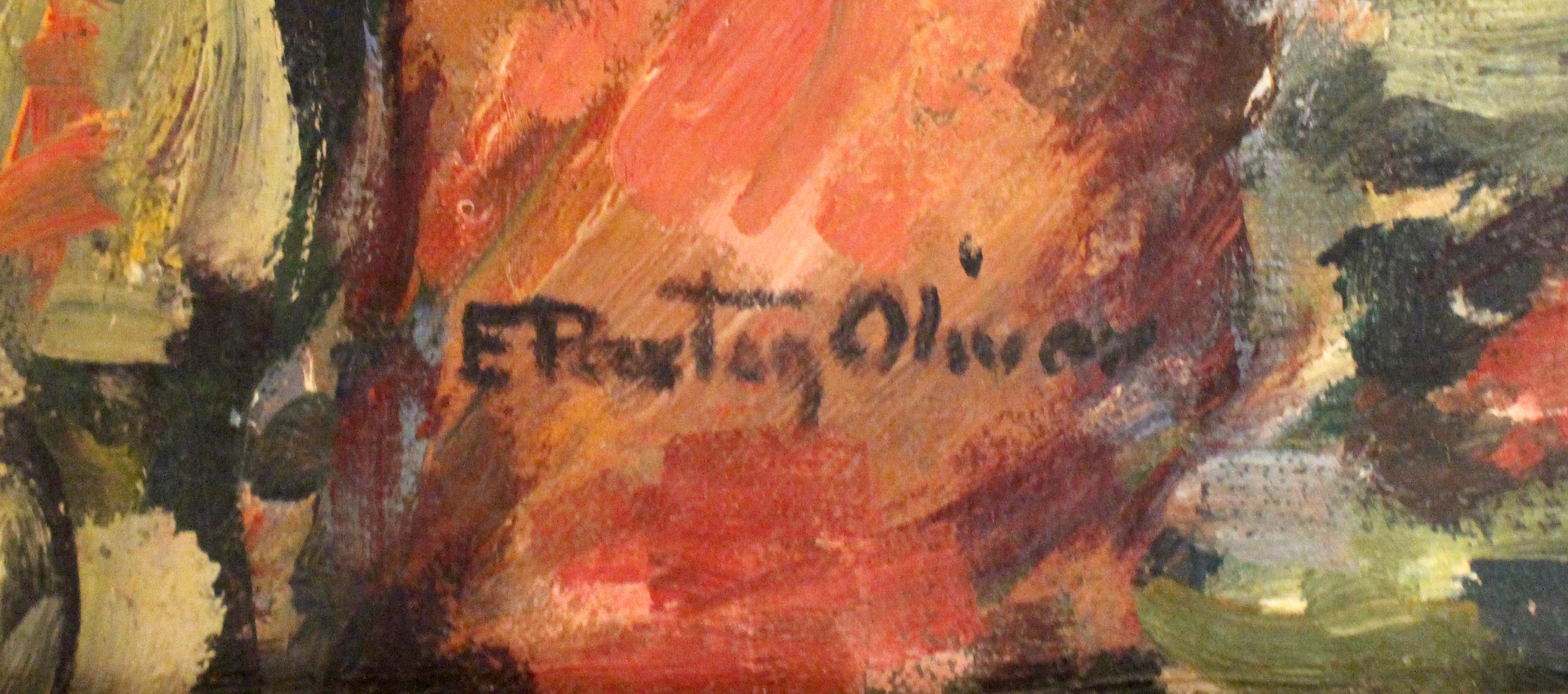 Mid-20th Century Circa 1940s Oil On Canvas by Elizabeth Paxton Oliver