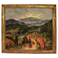 Óleo sobre lienzo de Elizabeth Paxton Oliver, alrededor de 1940