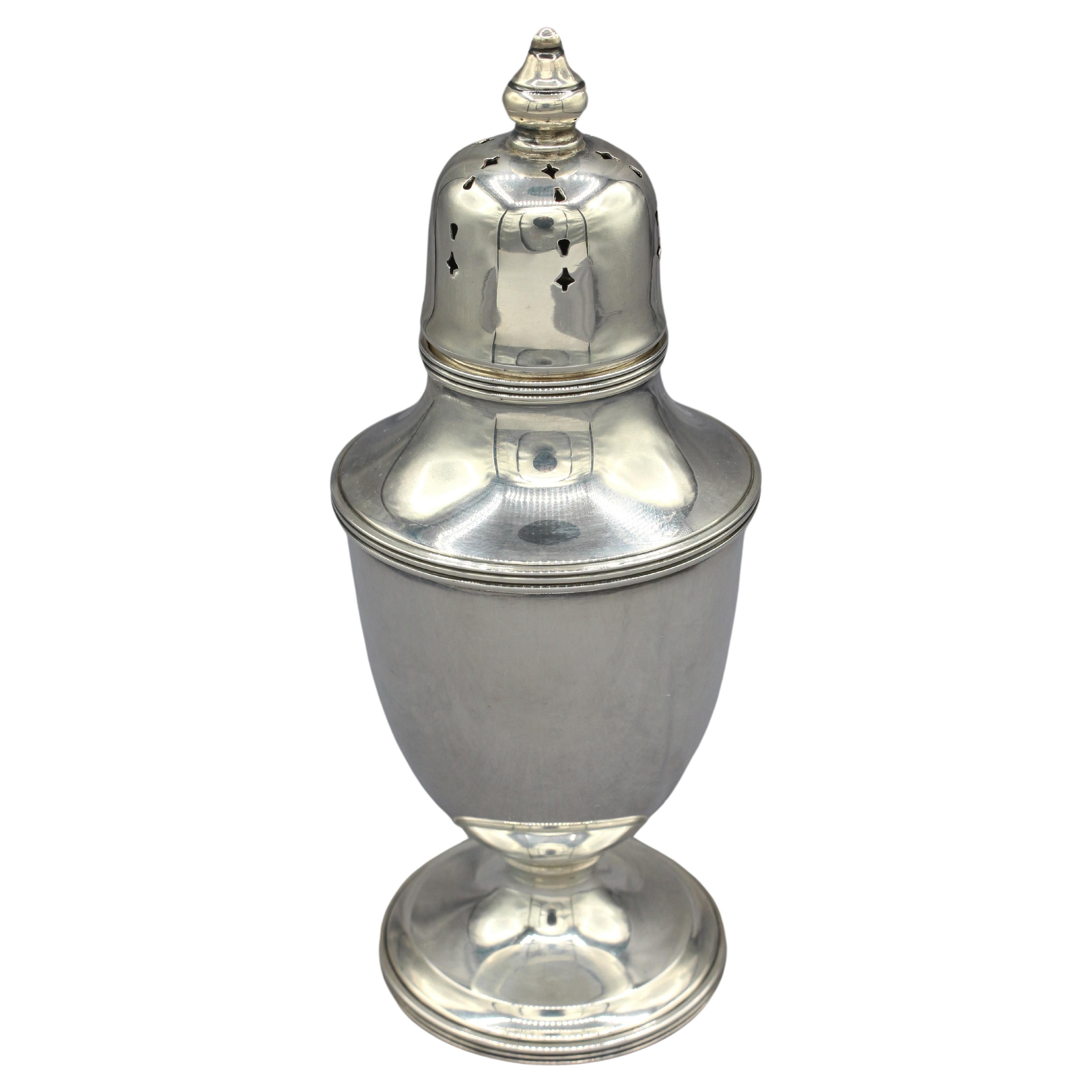 Azucarero de plata de ley de la década de 1940 de Mueck & Cary en venta
