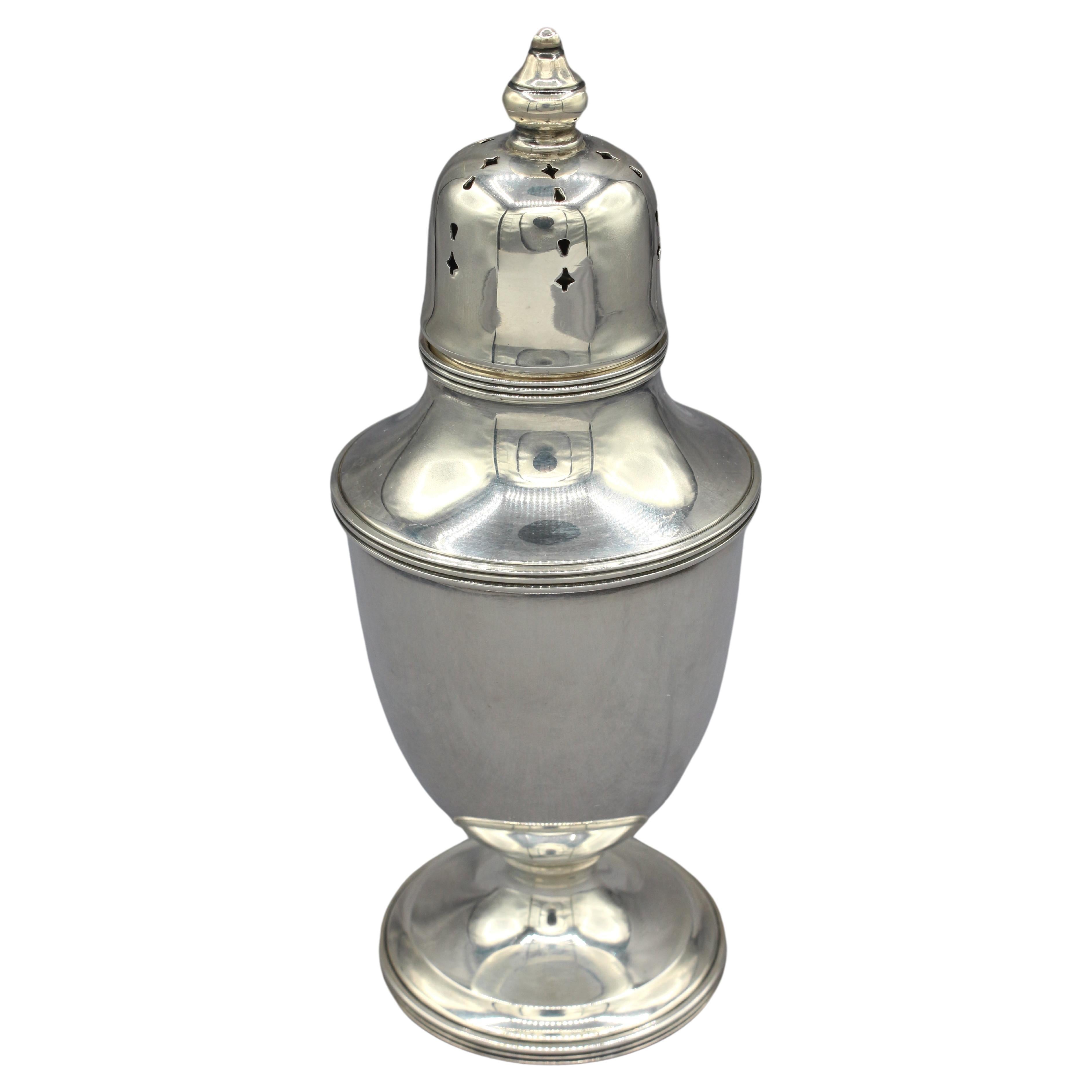 Sugar Caster aus Sterlingsilber von Mueck & Cary, ca. 1940er Jahre im Angebot