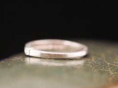 Circa 1943 Engraved Tiffany & Co Diamond Wedding Band