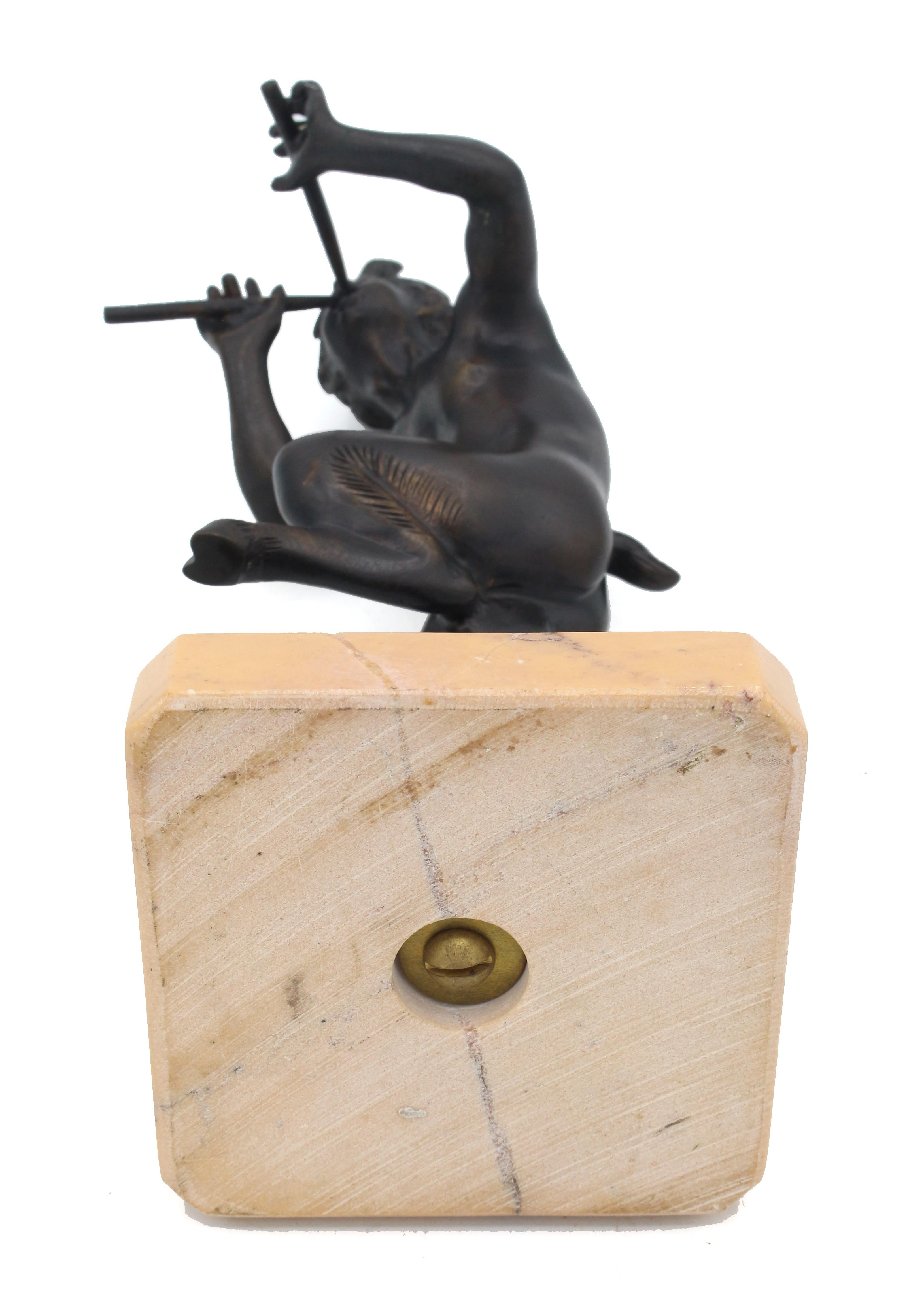 Circa 1950-50 Italian Bronze Figure of Pan 1
