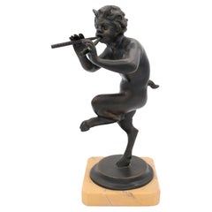 Circa 1950-50 Italian Bronze Figure of Pan