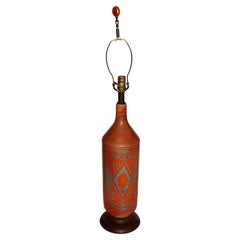 Circa 1950-60s Mid-Century Modern Ceramic Lamp